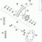 250 XCF-W CHASSIS Переднее колесо