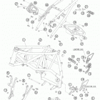 990 SUPER DUKE BLACK USA CHASSIS Frame, sub frame