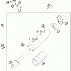 450 SX-F CHASSIS Exhaust silencer