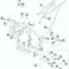 105 SX CHASSIS Frame, su b frame