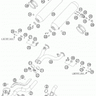 990 ADVENTURE BLACK ABS USA CHASSIS Глушитель