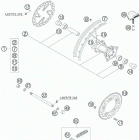 65 SX CHASSIS Заднее колесо