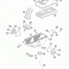 990 SUPER DUKE BLACK USA CHASSIS Фильтр воздушный