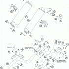 950 SUPERENDURO R CHASSIS Глушитель