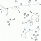 250 XCF-W CHASSIS Электрика