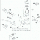 250 XCF-W CHASSIS Hand brake cy linder