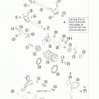 990 ADVENTURE USA ENGINE Механизм переключения