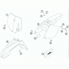 65 SX CHASSIS Обтекатель , крылья