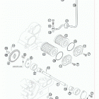 450 XC ENGINE Масляная система