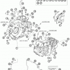 690 LC4 USA ENGINE Картер двигателя