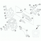 50 SX  ENGINE Цилиндр,головка цилиндров