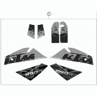 950 SUPERENDURO R CHASSIS Наклейки