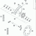 250 SX CHASSIS Переднее колесо
