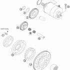 450 XC-W ENGINE Электрический стартер