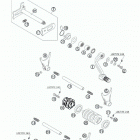 525 XC ENGINE Механизм переключения