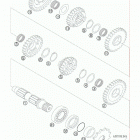 525 XC ENGINE Трансмиссия 2-контрпривод
