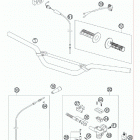 105 SX CHASSIS Handlebar, c ontrols