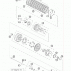 990 ADVENTURE USA ENGINE Сцепление