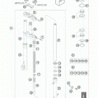 50 SX  CHASSIS Передняя вилка