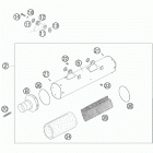 450 XC-W CHASSIS Глушитель