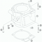 525 XC ENGINE Цилиндр