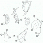 105 SX CHASSIS Фильтр воздушный