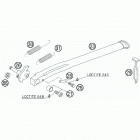 250 XCF-W CHASSIS Подножка