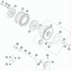 105 SX ENGINE Сцепление