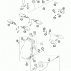 990 ADVENTURE BLACK ABS USA CHASSIS Фара