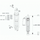 400 XC-W -EXC CHASSIS Моно амортизатор