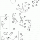 950 SUPERMOTO BLACK USA CHASSIS Спидометр