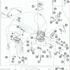 450 XC-W ENGINE Карбюратор