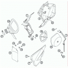 250 XCF-W CHASSIS Фильтр воздушный