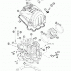 690 LC4 USA ENGINE Головка цилиндра