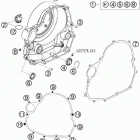 690 LC4 USA ENGINE Кожух сцепления