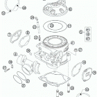 300 XC ENGINE Цилиндр