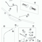 65 SX CHASSIS Handlebar, c ontrols