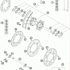 450 SX-F CHASSIS Заднее колесо