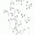 990 ADVENTURE ORANGE ABS USA CHASSIS Фара