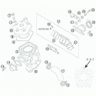 50 SX JUNIOR ENGINE Цилиндр,головка цилиндров