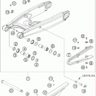 990 SUPER DUKE BLACK USA CHASSIS Бугель