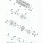 950 SUPERENDURO R ENGINE Сцепление