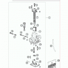 50 SX  ENGINE Карбюратор