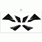 950 SUPERMOTO BLACK USA CHASSIS Наклейки