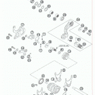 200 XC ENGINE Механизм переключения