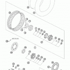 990 ADVENTURE S USA CHASSIS Заднее колесо