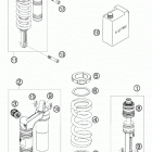 990 SUPER DUKE ANTHRAZIT USA CHASSIS Моно амортизатор