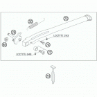 525 XC CHASSIS Подножка