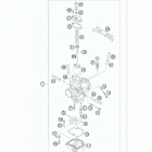 105 SX ENGINE Карбюратор