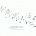 950 SUPERENDURO R ENGINE Balancer shaf t